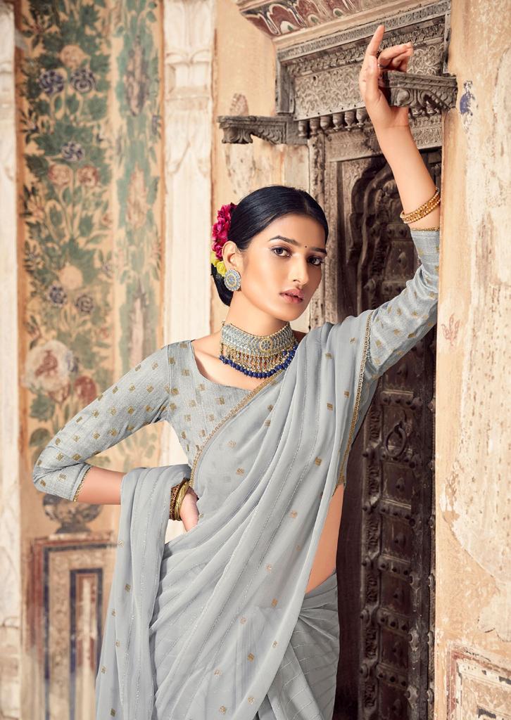 Kashvi Gargi Party Wear Designer Fancy Georgette Saree Collection
